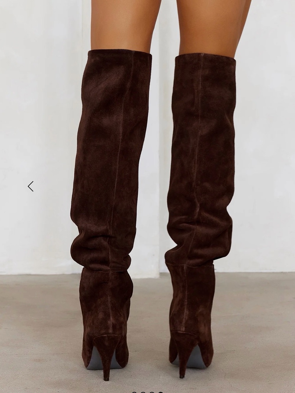 Bellamie Dark Brown Suede Over-the-Knee Pointed Toe Boots size 7. Steve Madden - Picture 4 of 12